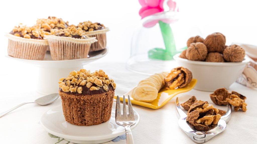 muffini s bananom i orasima