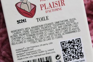 theBalm Instainr Toile rumenilo